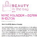 Dermatology News New York City - featured on Beauty in the Bag